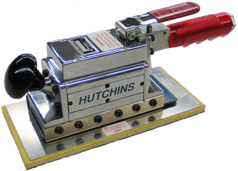 The Hutchins 2025 is a no-vibration straightline/inline sander.