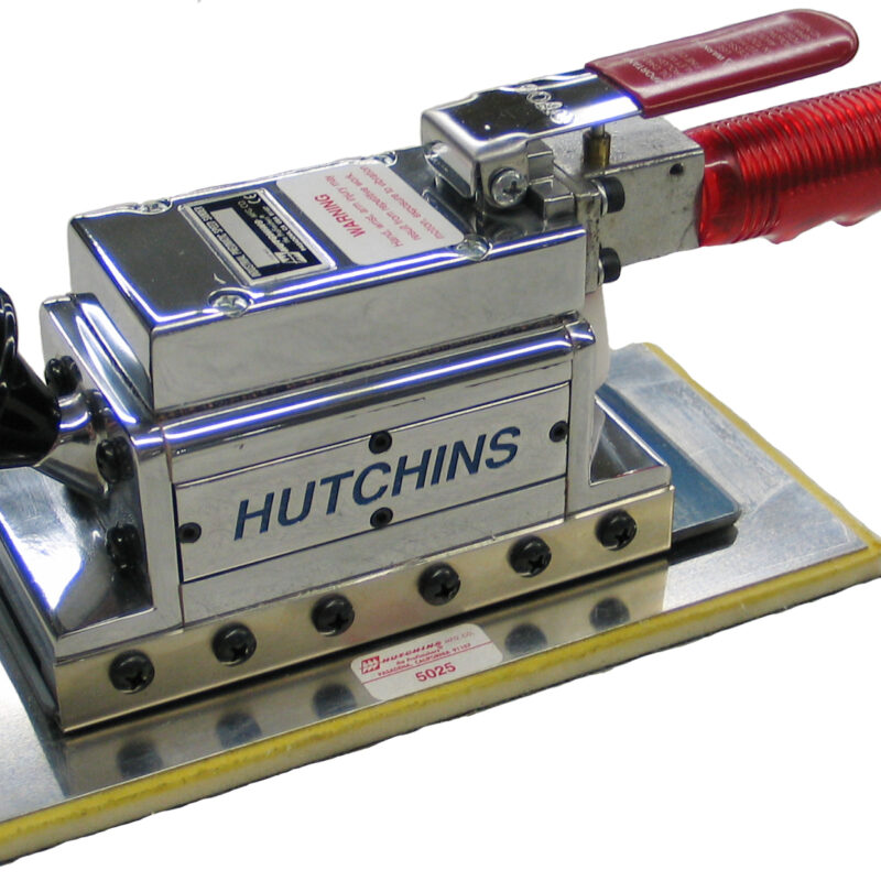 The Hutchins 2025 is a no-vibration straightline/inline sander.