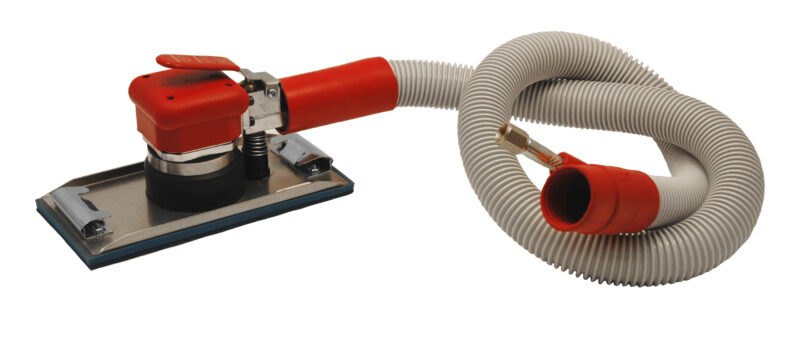 4-1/2x9 self-generated vacuum orbital palm sander for use with or without a vacuum system